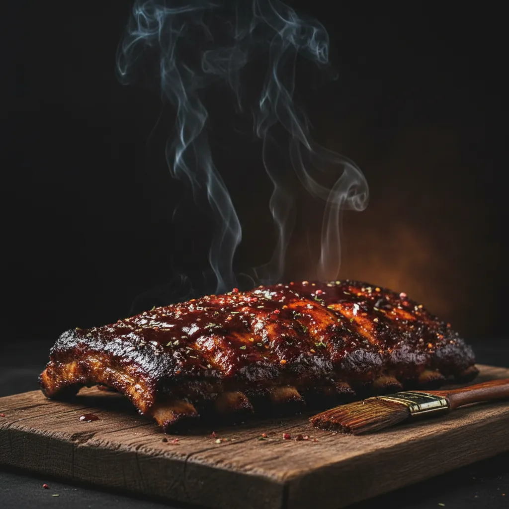 Spare ribs van de grill